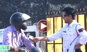 ट्रैफिक का अनोखा प्रैंक जिसने काट दिए हज़ारों के चालान  