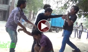 होती रही हिंसा, देखते रहे लोग, दिल दहला देगा यह वीडियो 