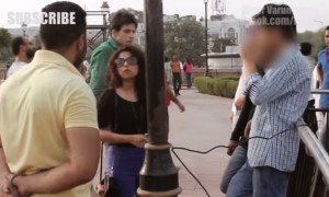 लड़की के साथ भीड़ के सामने हुई चौंकादेने वाली चीज़ें 