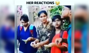 उस लड़की का रिएक्शन तो देखिये जिसका गोलगप्पा खा लिया लड़के ने