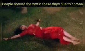 हसीं मज़ाक में सही पर सही बात. बीमार व्यक्ति को छूने से बचे.