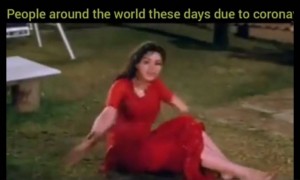 हसीं मज़ाक में सही पर सही बात. बीमार व्यक्ति को छूने से बचे.