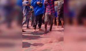 होली पर रंग उड़ाने का एक नया अंदाज़