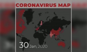 कोरोना वायरस का मैप देखिये के कहाँ कहाँ फैला है ये