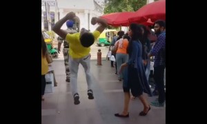 क्या शानदार बैकफ्लिप किया लड़के ने