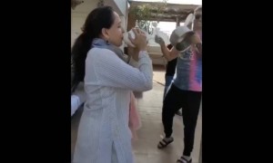 हेमा जी ने किया आभार प्रकट थाली बजा कर