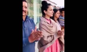 कंगना और उनकी पूरी फैमिली ने बजायी ताली