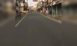 सारी सड़के खाली है लॉक डाउन के वजह से