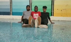 सिर्फ पैरों का इस्तेमाल करके इन्होने क्या शानदार डांस किया