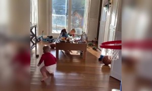 ये तो बास्केटबॉल खिलाड़ी बनेगा बड़े होकर