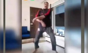 ओह अंकल जी आज पूरे जोश में है