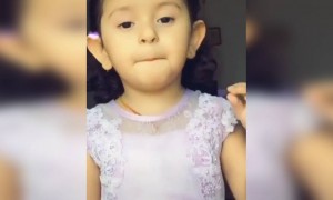 इस क्यूट बच्ची का वीडियो देख आपका दिल पिघल जायेगा