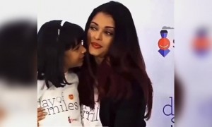 देखिये ऐश्वर्या और उनकी बेटी का क्यूट सा वीडियो