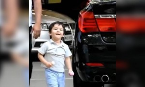 छोटे नवाब तैमूर अली खान का क्यूट वीडियो