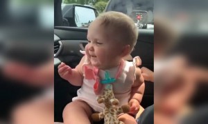 देखिये कैसे ये बच्ची गाने की धुन पर नाच उठी