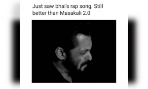 सलमान खान का नया रैप सांग आपने सुना?