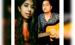 मधुर आवाज़ में रामायण का गाना