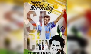 सचिन का जन्मदिन है आज