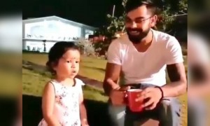 विराट कोहली का ये क्यूट वीडियो देखिये