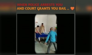 थाना में इस लड़के का डांस देखिये