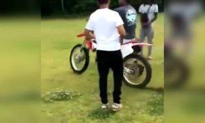 ब्रेक लगाना ही भूल गया लड़का