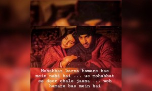 मोहब्बत करना हमारे बस में नहीं