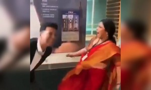 अक्षय और विद्या की मस्ती