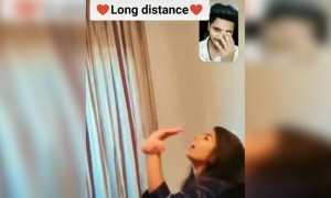 क्यूट लॉन्ग डिस्टेंस वाला प्यार