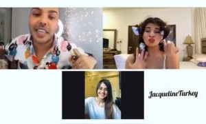 जैकलीन का क्यूट सा हेयर स्टाइल