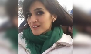 कीर्ति का ठंड में शूट