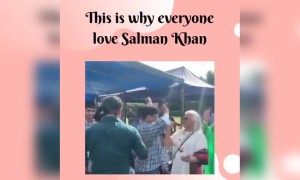 सलमान का क्यूट सा वीडियो देखिये