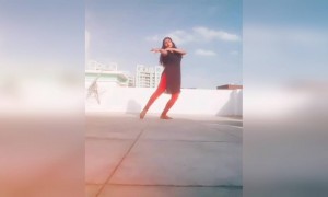 तेरे लिए गाने पर अच्छा डांस