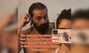 अर्जुन रामपाल ने काटी अपनी दाढ़ी