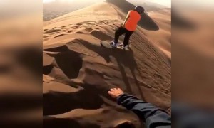 क्या आपने कभी सैंड स्केटिंग की है?