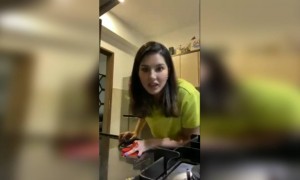 सनी लियॉन ने किया पति को प्रैंक