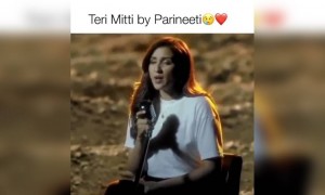 परिनीती ने गाया तेरी मिटटी