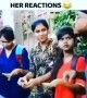 उस लड़की का रिएक्शन तो देखिये जिसका गोलगप्पा खा लिया लड़के ने